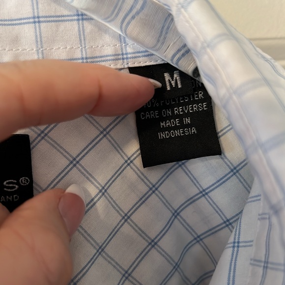 🧹Clearance || Slates (Dockers Brand) Men’s Medium White/Blue Pattern - Size Med - Picture 6 of 6